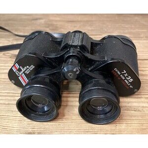 Binolux Binoculars 7 X 35 Extra Wide Angle Japan 525 Ft @ 1000 Yds VTG 1960s